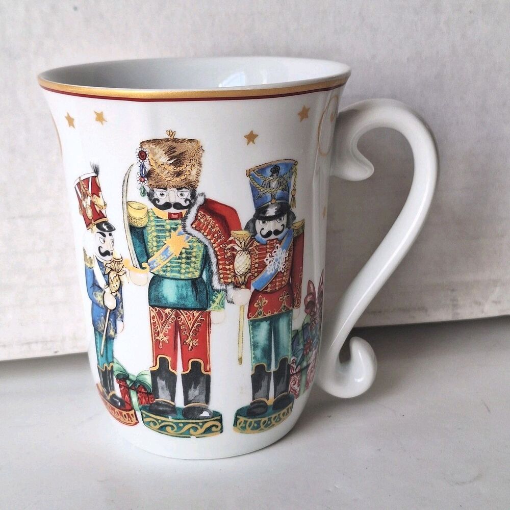 Williams Sonoma 'Twas the Night Before Christmas' The Nutcracker Coffee Mug GUC